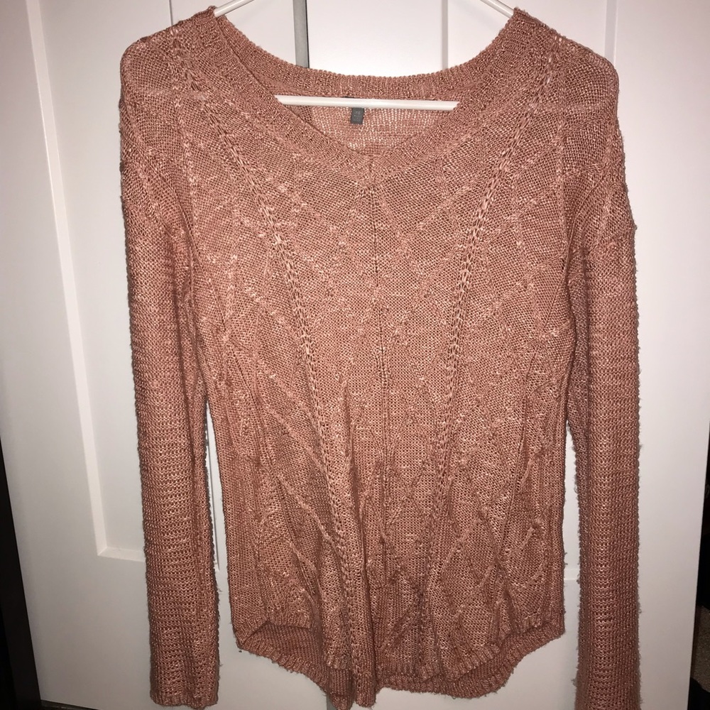 A light pink Charlotte Russe sweater